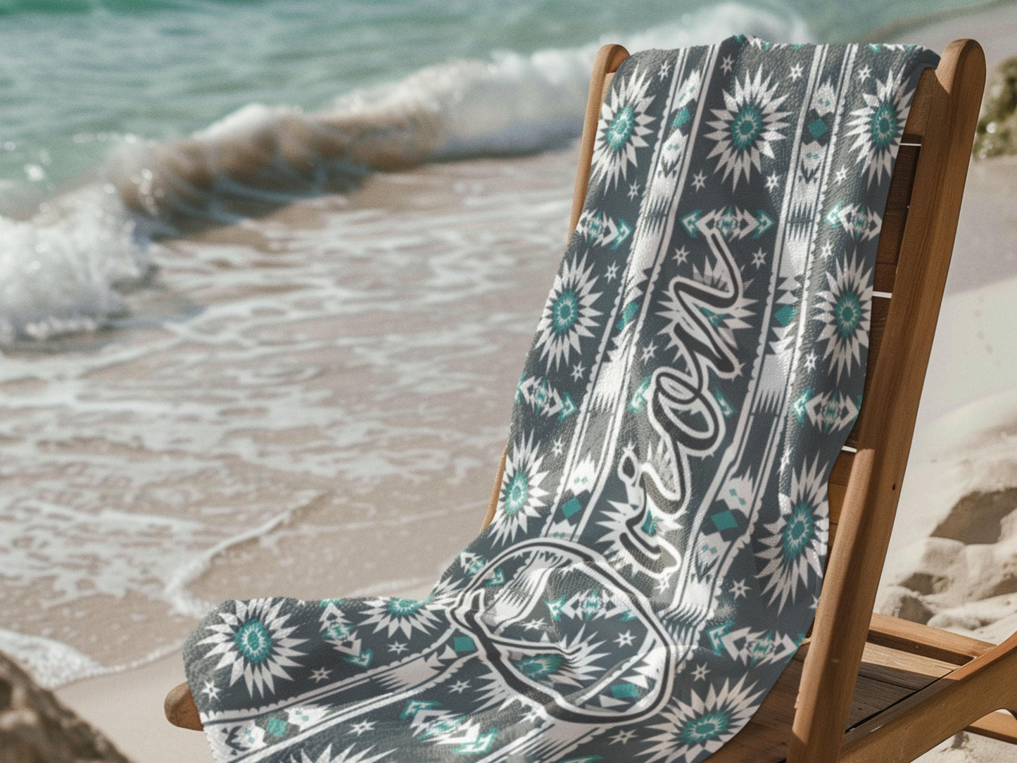 Custom Beach Towel: Personalized Southwest Towel - 6 Designs